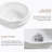 Round Ceramic Vessel Sink For Bathroom