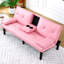 Lit rose de 67 pouces avec porte-gobelet et tissu pour utilisation durable 67, 2