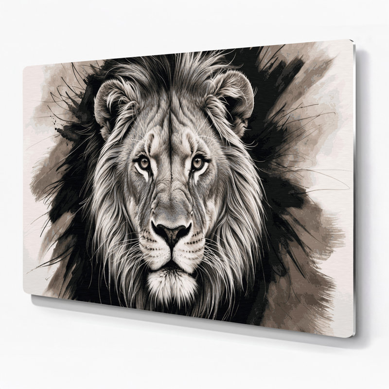Art mural en métal «Big Cats», H 20 po x l 24 po