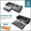 Canapé-lit polyvalent convertible trois places avec pouf amovible et capitonnage à boutons pour les espaces de vie modernes-1743124637