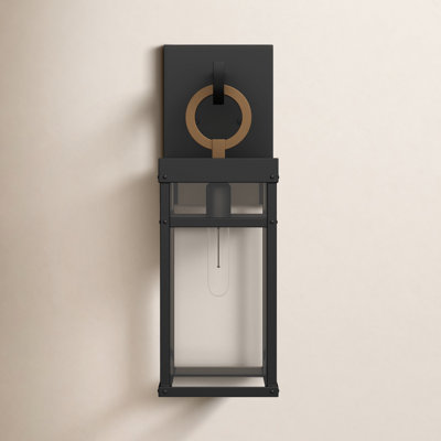Amelia Glass Outdoor Wall Lantern