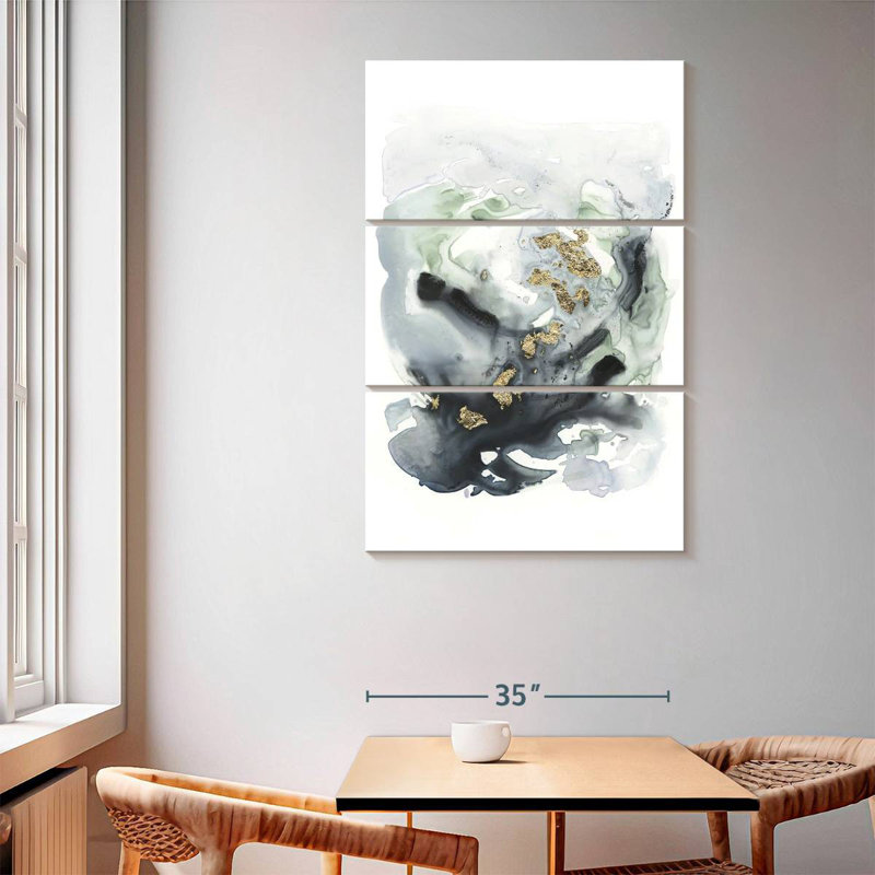 Archipel abstrait Avery I, H 65 po x l 42 po