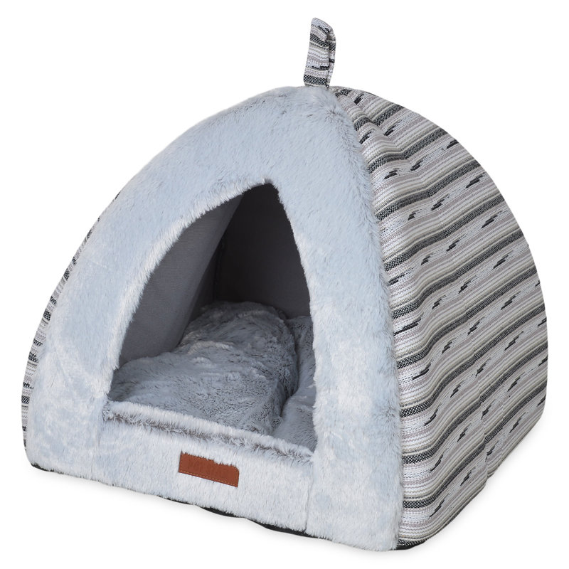 Kathie Striped Pet Bed