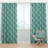 1950 Retro Pattern II - Abstract Curtain - Velvet Room darkening - 1 panel-655627663