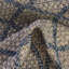 Tapis d'extérieur gris et bleu à motif de treillis-1180050698