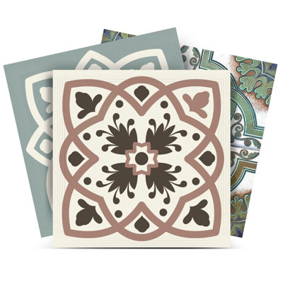 7'' W x 7'' L Vinyl Peel and Stick Field Tile