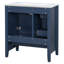 Meuble-lavabo autoportant de 30 po avec lavabo, 2 tiroirs et portes à fermeture en douceur-433798057