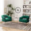 Fauteuil d'appoint en velours Chynna-1665429073