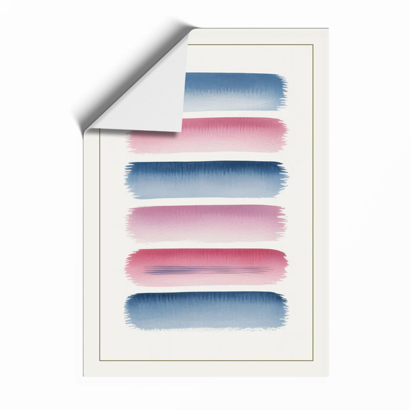 Six Soft Gradients Minimalist - Print, Unframed, A3 - 42.0 x 29.7 cm