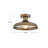 Forge Burnished Bronze Outdoor Flush Mount