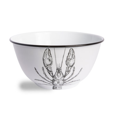Crow Canyon Enamelware  Weston Table x CCH Lobster  Large Salad Bowl