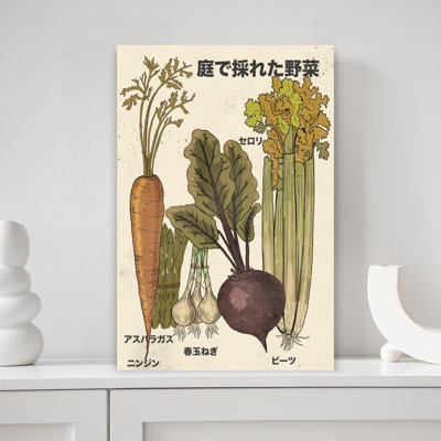 Garden Fresh Vegetables by Nicholas - Wrapped Canvas Print