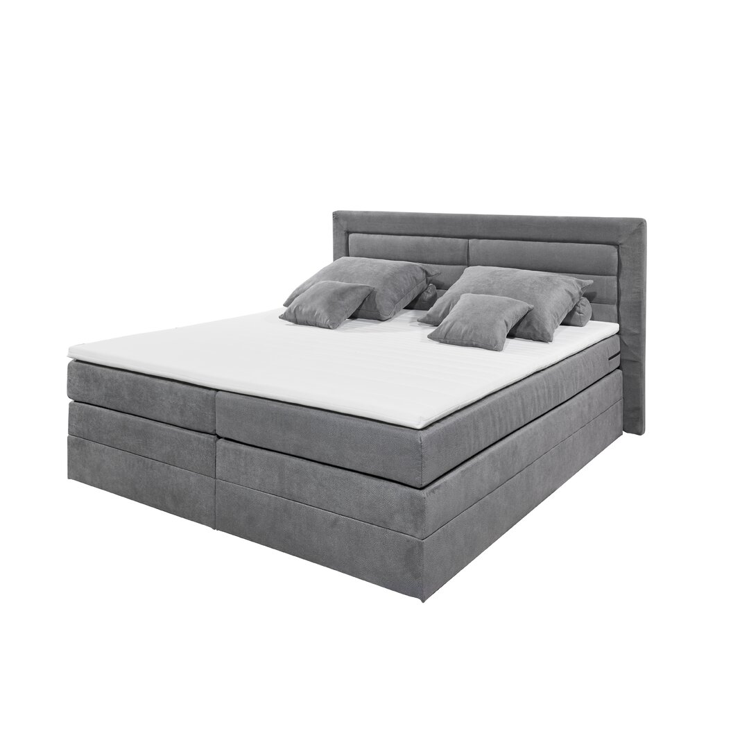 Boxspringbett Sarava mit Topper und Bettkasten