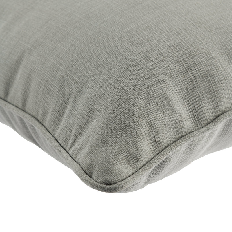 Housse de coussin Lillian August, Ciment, H 14 po x l 20 po