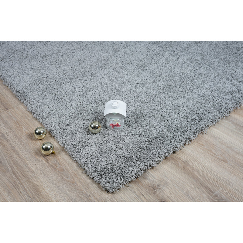 Antoumann Solid Colour Shag Area Rug, Rectangle 60 x 110cm