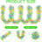 396 in. Lighted Fresh Faux Garland