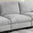 Sectional Sofa with Bluetooth Speaker, Comfy Cloud Couch Set with Drop Down Table, Cup Holders, USB Charger-1923232583