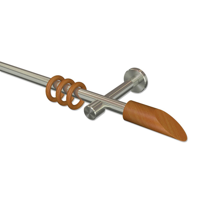 Lorin Curtain Pole Set, 5cm H x 420cm W x 11cm D