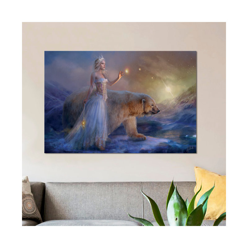 « aurora », impression sur toile tendue, H 40 po x l 60 po x P 1,5 po