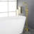 1 Handle Floor Clawfoot Tub Faucet with Diverter-62156310