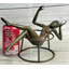 Statue en bronze signée de la femme nue abstraite Mid-Century