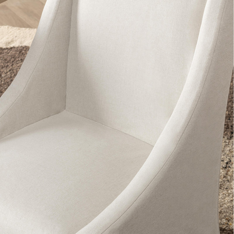 Seneca Upholstered Dining Chair, Stone Beige
