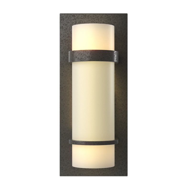 Banded 1 - Light Flush Mounted Scone, Natural Iron