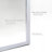 24X36 Inch  Metal Framed Arched Bathrrom Mirror For Wall.-780769363-780769367