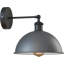 Applique murale Dome en métal, lampe murale industrielle réglable à 180 ° pour les décorations de chevet, d'étude, de cuisine et de salon.-659075153