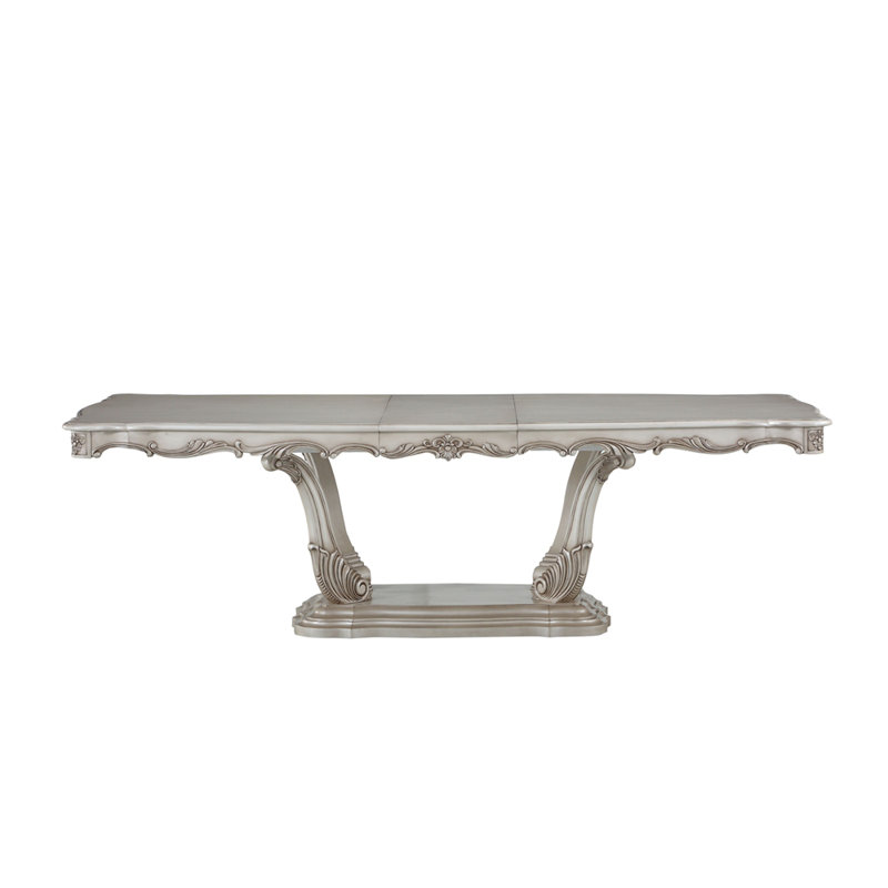 Table de salle à manger Golden Ivory Finish