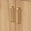 Ensemble de meuble-lavabo 30 po avec lavabo, armoire de salle de bain multifonctionnelle avec portes et tiroir, panneau de fibres à densité moyenne