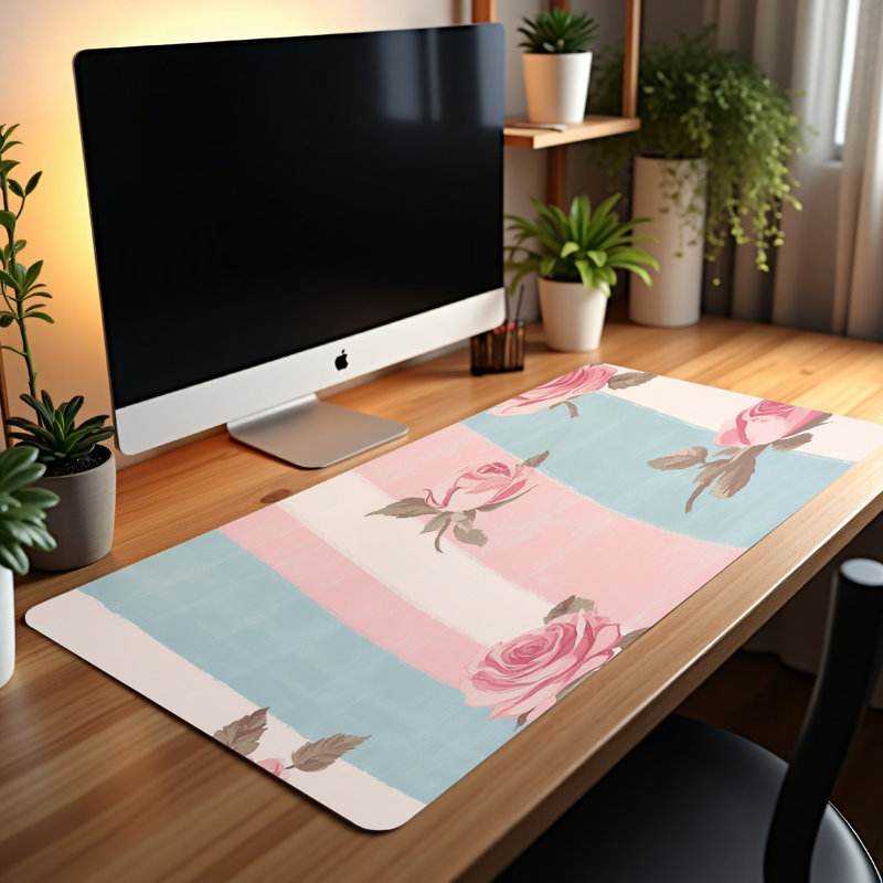 Polyester Desk Pad, 14.4x12.1