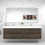 Ensemble de meuble-lavabo double mural 84 po Azden-1570280551