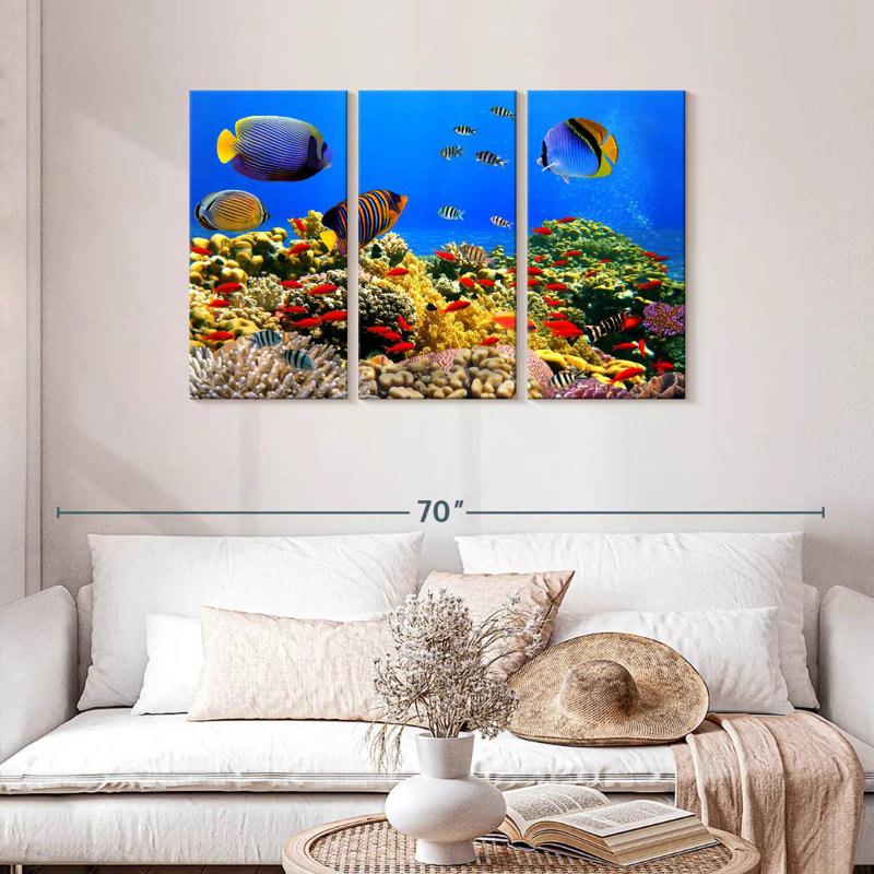 Brampt Underwater Life, 28" H x 45" W