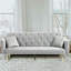 Canapé-lit rembourré de style moderne 71,65 po-351605426