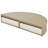 Debro 71.7'' Wide Outdoor Curved Patio Daybed with Cushions-2020559510