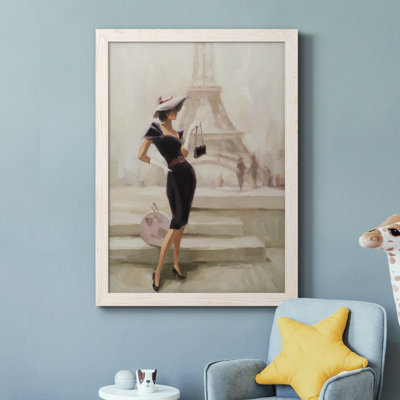 «Love, From Paris», peinture sur toile encadrée