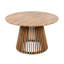 Table de salle à manger d'extérieur en bois d'acacia, très grande table ronde de 47,25 pouces-1725169399