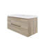 Ensemble de meuble-lavabo simple 48 po blanc brillant avec plateau en résine-1303129110