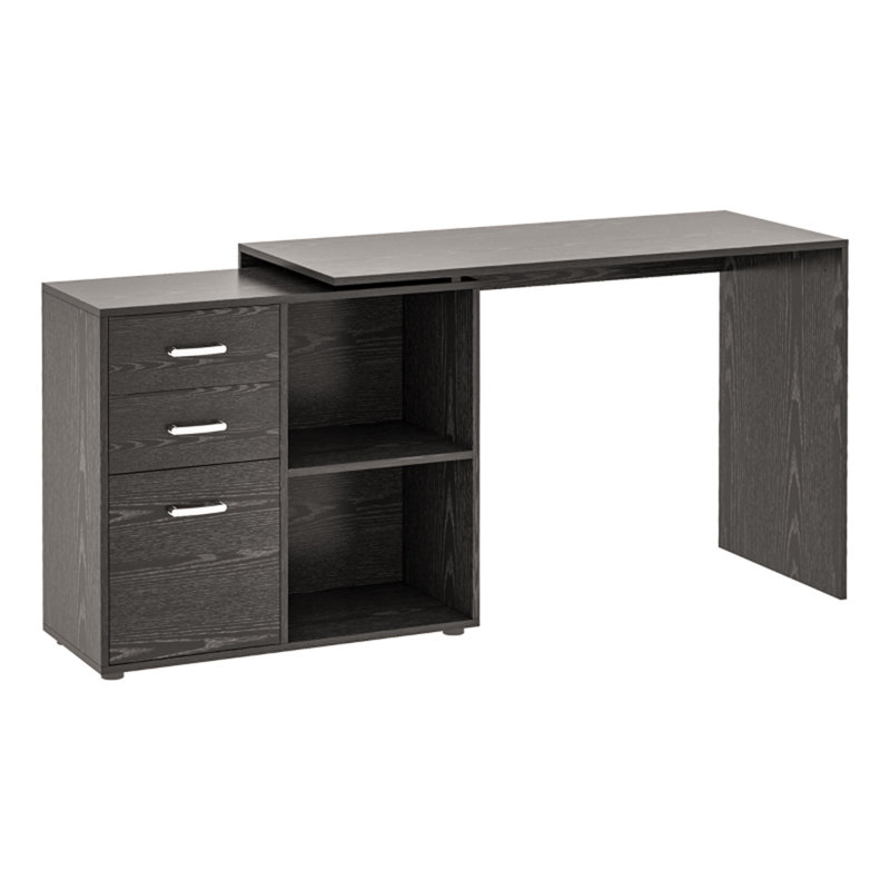 Jamora 162cm Wide 2 -Drawer File Cabinet, Black