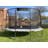 8ft x 11.5ft JumpKing Oval Combo Pro Trampoline with Safety Enclosure