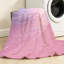Jeté en molleton rose ultra doux en flanelle, imprimé Sand Beach-132436951