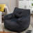 Aeri Compression Medium Adult Soft Fabric Bean Bag Chair With Foam Filled-1336072144