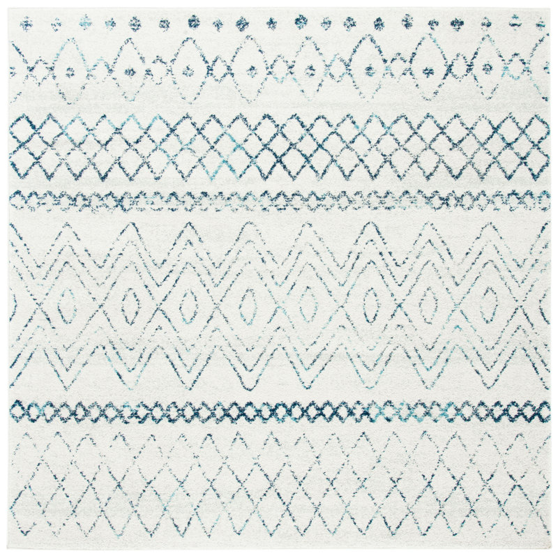 Servin 700 Performance Geometric Rug, Square 4'