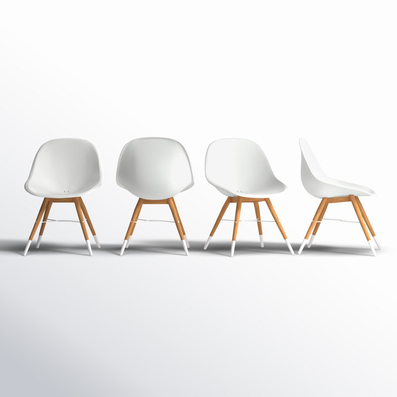 Chaise d'appoint Sloan Eucalyptus, Teck clair