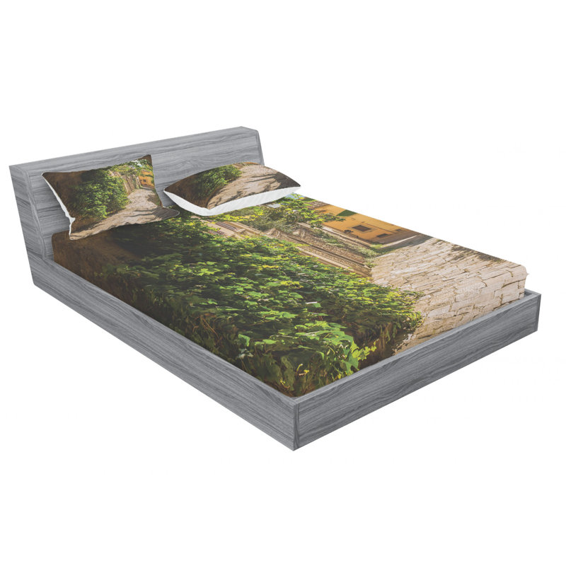 Microfiber Sheet Set, Queen Sheet Set with Fitted Sheet