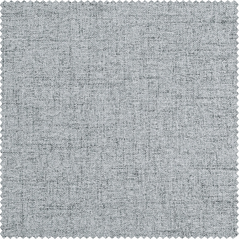 Berrian Farm Town Textured Faux Linen Semi Sheer Curtains (2 Panel) Window Curtains, Gray, 50" W x 96" L