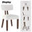 18'' H Mid Century Upholstered Side Dining Chairs With Brown Solid Wood Legs-654363747-653109688-649898398