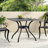 Aluminium Outdoor Table, 40.38 Square, Black Sand Captivation 40.38X40.38, Sand, Ideal For Bbq Nights