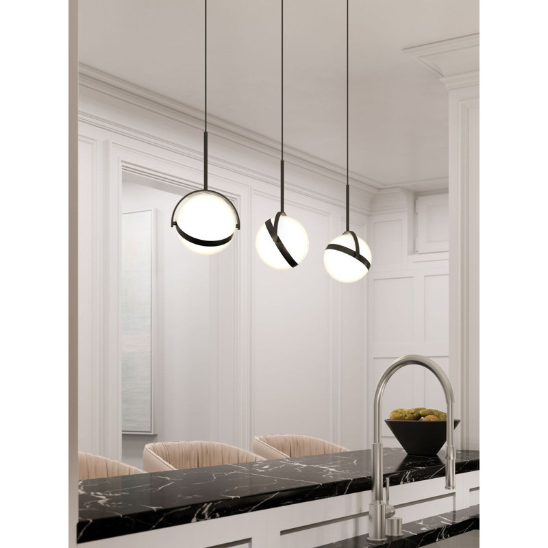 Globo 3 - Light LED Pendant, Satin Gold